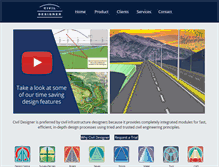 Tablet Screenshot of civildesigner.com